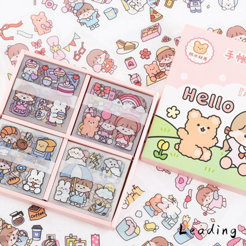 

20Pcs/Set PET Stiker Tahan Air Kartun Lucu Stiker-Le