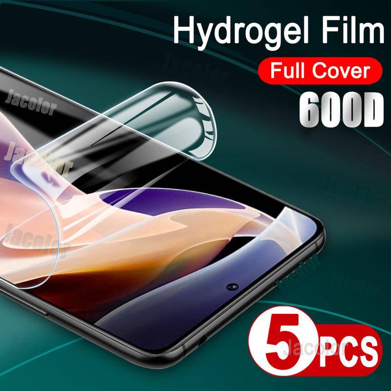 5pcs Film Pelindung Layar Hydrogel Untuk Xiaomi Redmi Note 11 11s 11T 11e Pro Plus SE 4G 5G