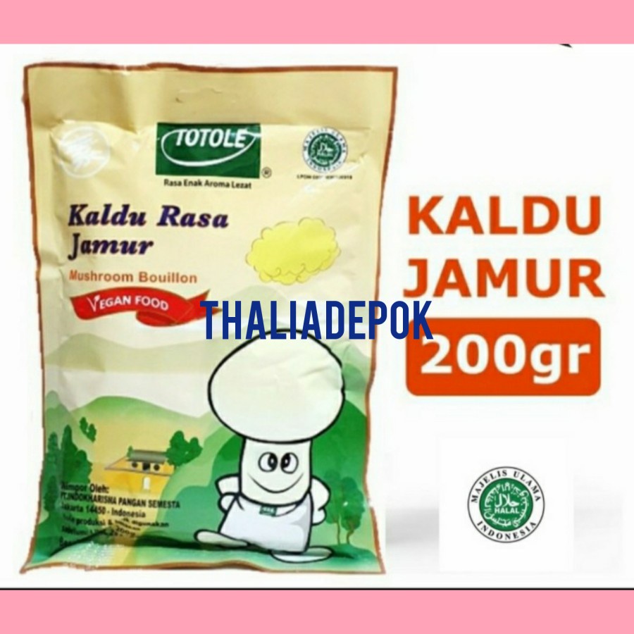 

TOTOLE KALDU JAMUR BUBUK 200GR, ENAK, AROMA LEZAT DAN HALAL