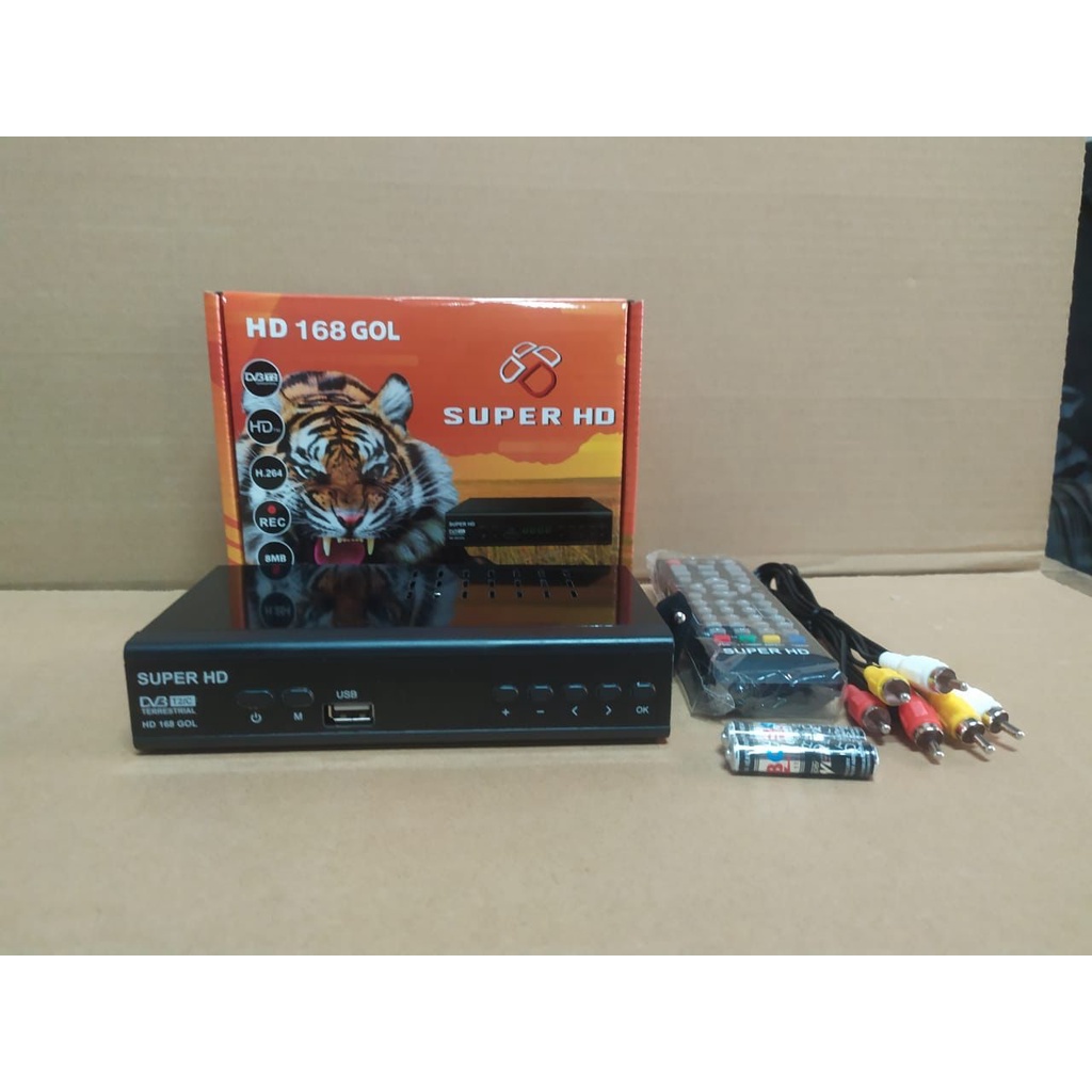 Set Top Box Super HD HARIMAU 168 GOL