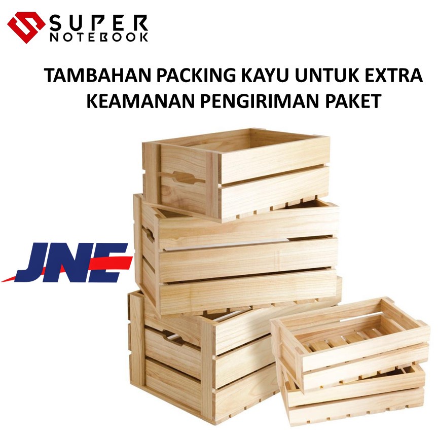 

Tambahan Packing Kayu Untuk Extra Keamanan Pengiriman Laptop