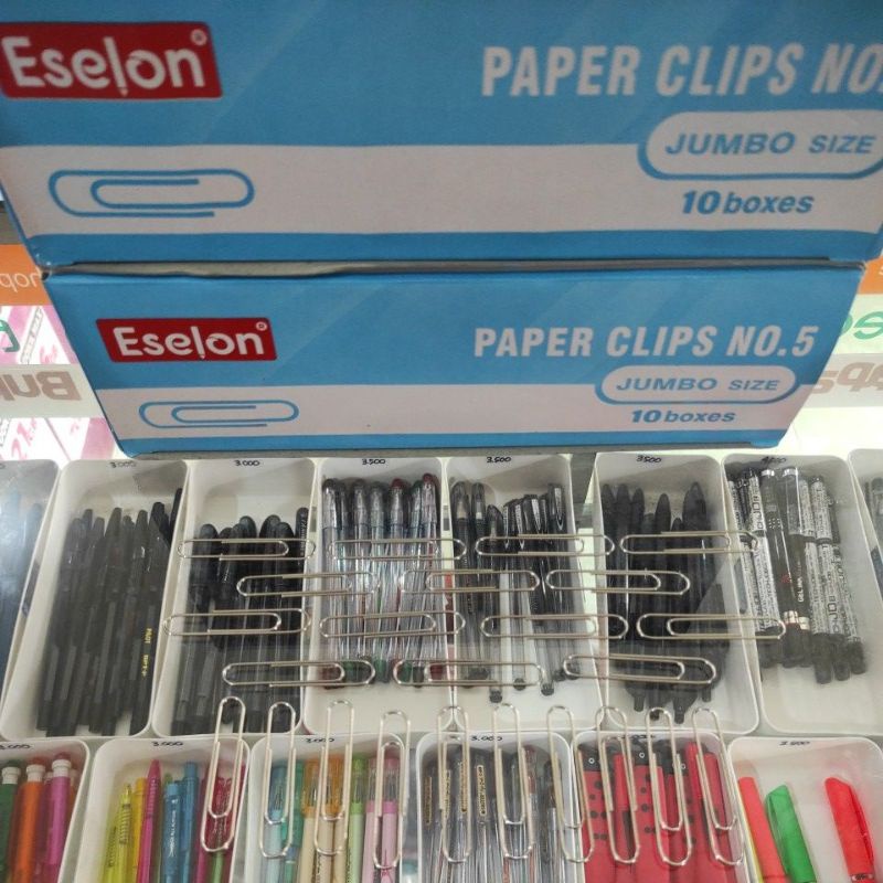 

Trigonal Paper Clips ESELON No.5 isi 10 box