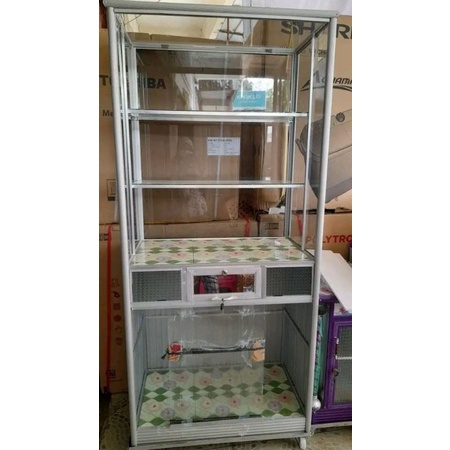 (Khusus Wilayah Kota Palembang) Lemari Etalase Resto/Lemari Etalase kaca Untuk Jualan Makanan dan Mi