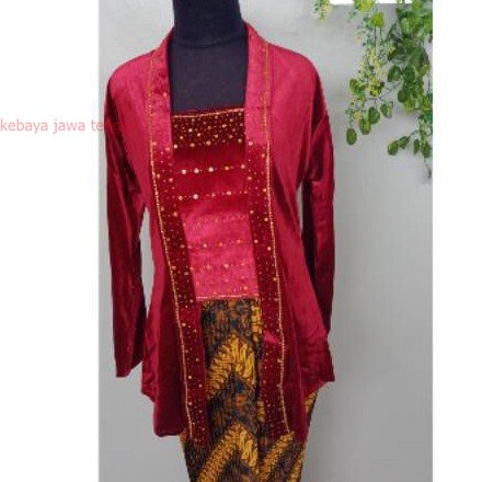 Atasan Kebaya Kutubaru Bludru Payet Kebaya Bludru