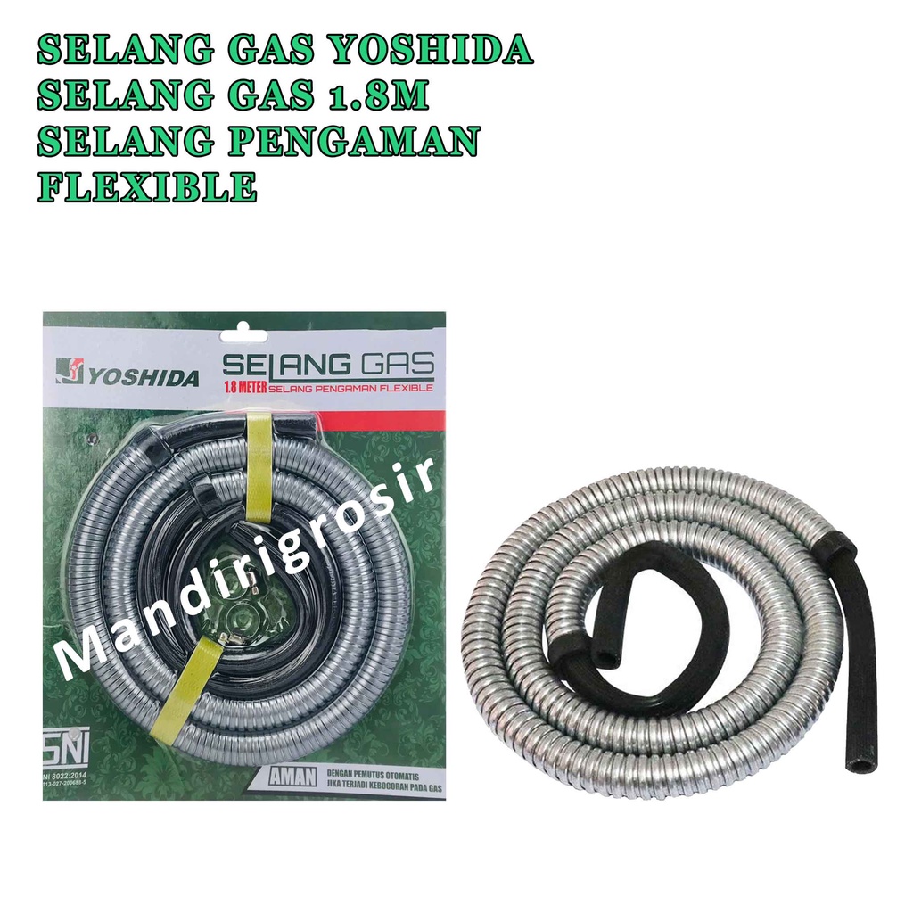 Selang Gas Yoshida * Selang Indo Gas * Paket Selang Gas * Selang Gas 1.8M