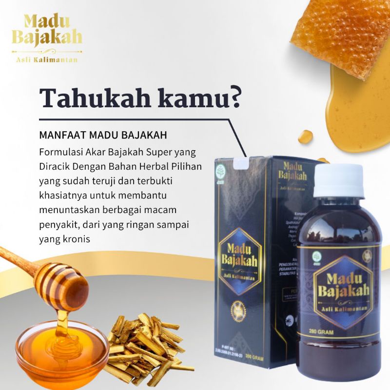 Madu Bajakah Asli Kalimantan Atasi Benjolan, Kanker, Kista, Tumor, Liver, Kolestrol, Atsma isi 280GR