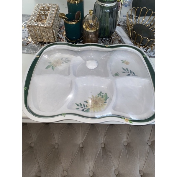 Piring Saji Melamin Preloved