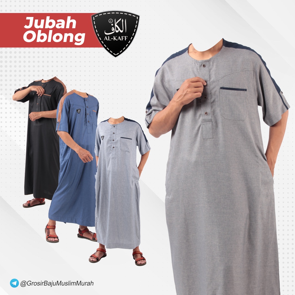 JUBAH PRIA GAMIS PRIA OBLONG