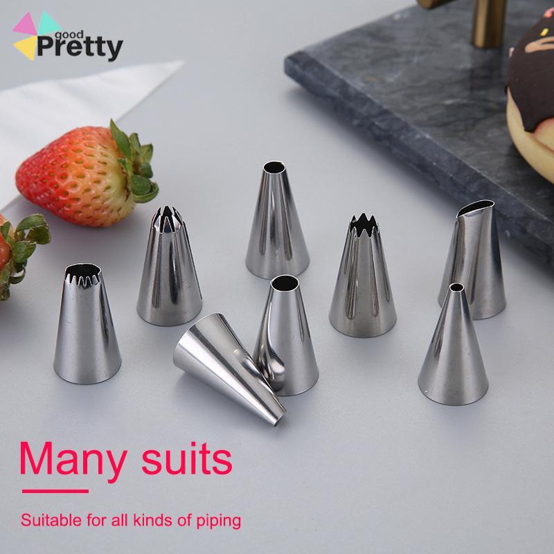 Cupcake Nozzles Stainless steel piping nozzle Stainless steel piping nozzle Spuit Baking Cake Decorator - PD