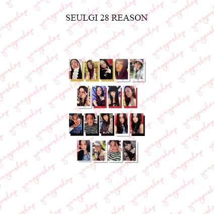 [READY / SET] SEULGI 28 REASONS RV REVE PHOTOCARD UNOFFICIAL FANMADE YANGPASHOP