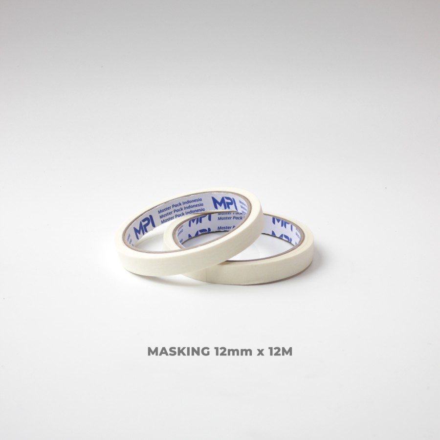 

Masking Tape 12mm x 12 meter MPI - Lakban Kertas 12mm x 12 meter MPI