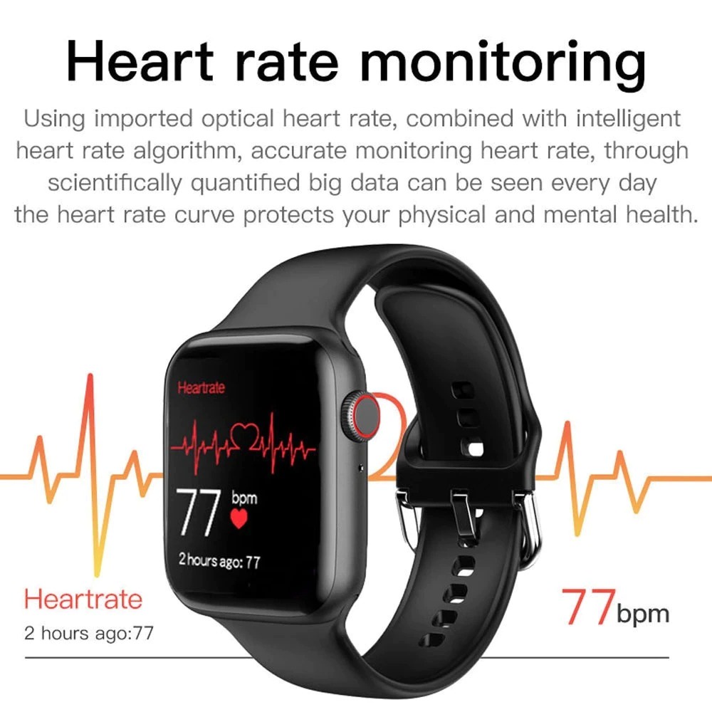 T500 Smartwatch Wanita Heart Rate Monitor Whatsapp Message Reminder Sports Tracker Jam Tangan Smartwatch