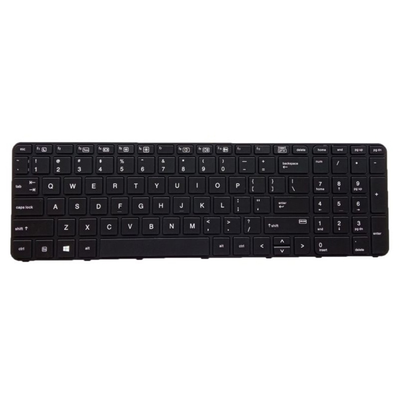 Backlit Keyboard btsg US Untuk HP Probook 650 G2- G3 655 G3 450 G3 455 G3 Dengan Frame