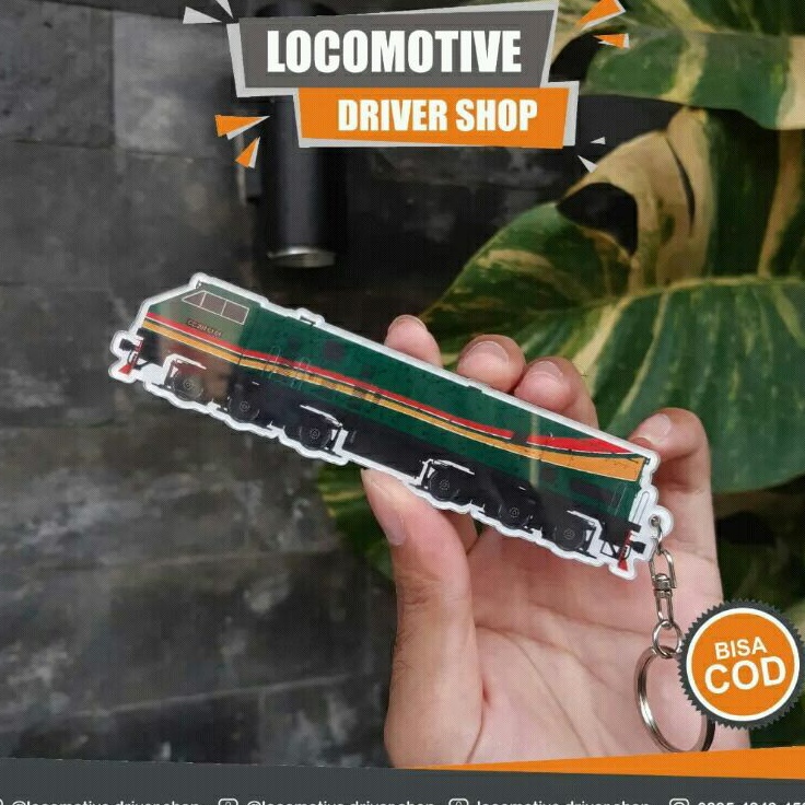 Gantungan Kunci Kereta Api Lokomotif CC203 PT TEL
