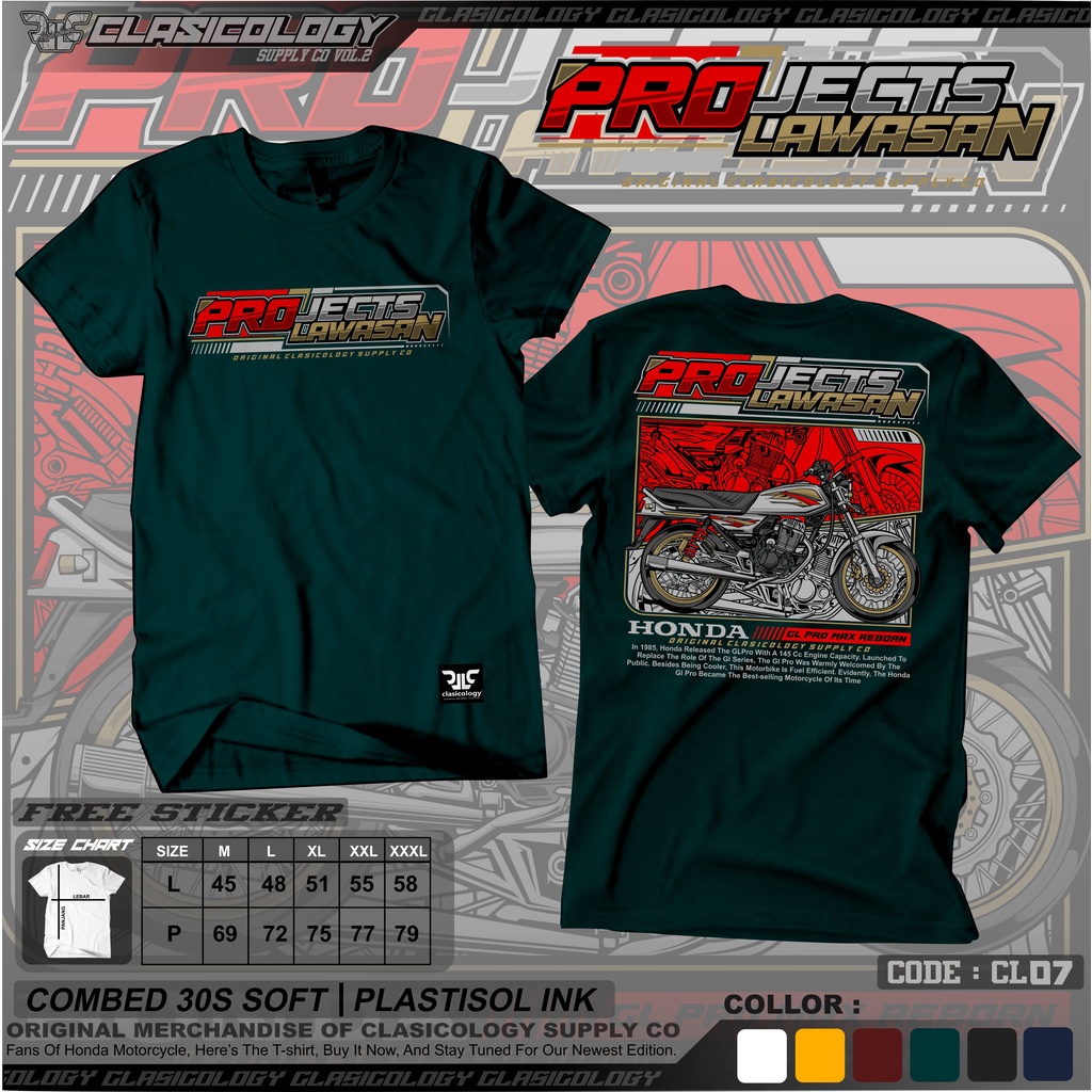 Kaos promax kaos gl  kaos honda kaos herex kaos murah berkualitas kaos clasicology CL07