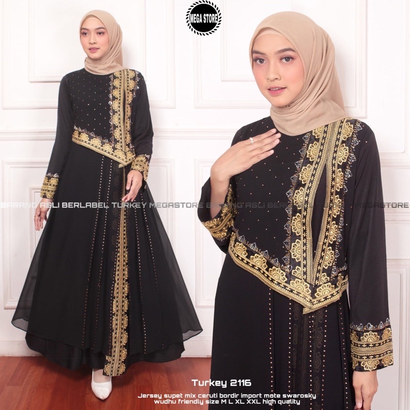 Gamis Abaya | Turkey 2116 by Megastore