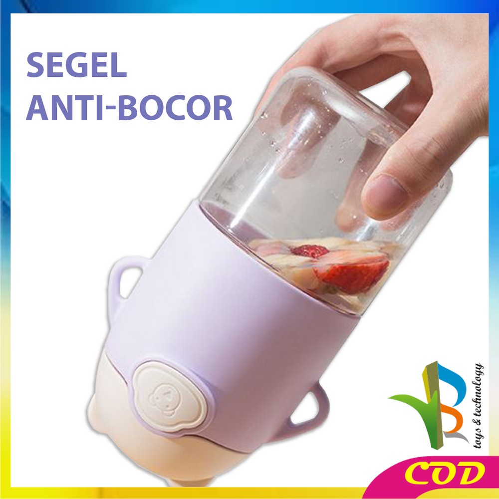 RB-C467 Botol Minum Anak Sekolah 600ML Bottle Minum Anak / Botol Minum Tutup Sedotan dan Tali Panjang BPA FREE