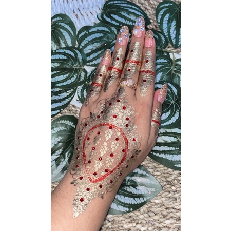GOLD HENNA / HENNA INSTAN / HENNA TEMPEL / HENNA TATO / STIKER HENNA / TATO TEMPORER / HENNA WEDDING