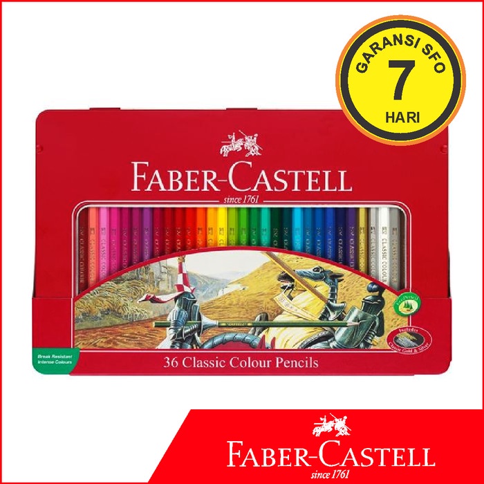 

Pensil Warna Faber Castell Isi 36 Tin Case