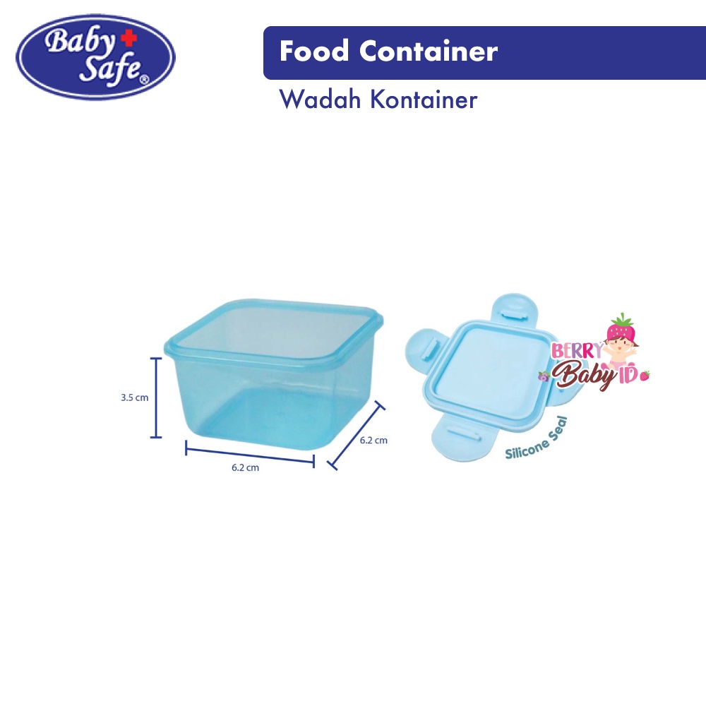 Baby Safe Food Container 3 Pc Wadah Kontainer Penyimpanan Makanan Bayi Berry Mart