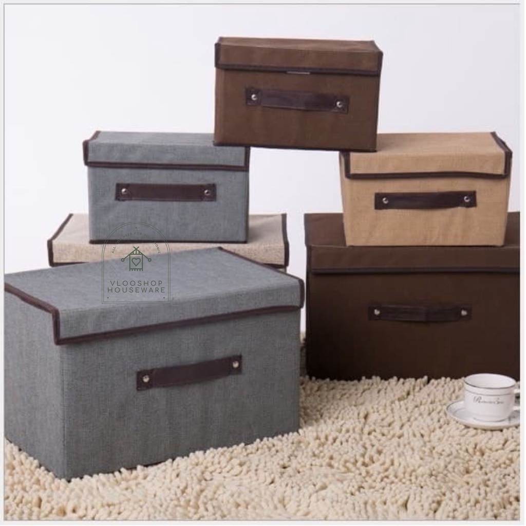 STORAGE BOX 2in1  | TEMPAT PENYIMPANAN SERBAGUNA BAJU KAIN WATERPROOF