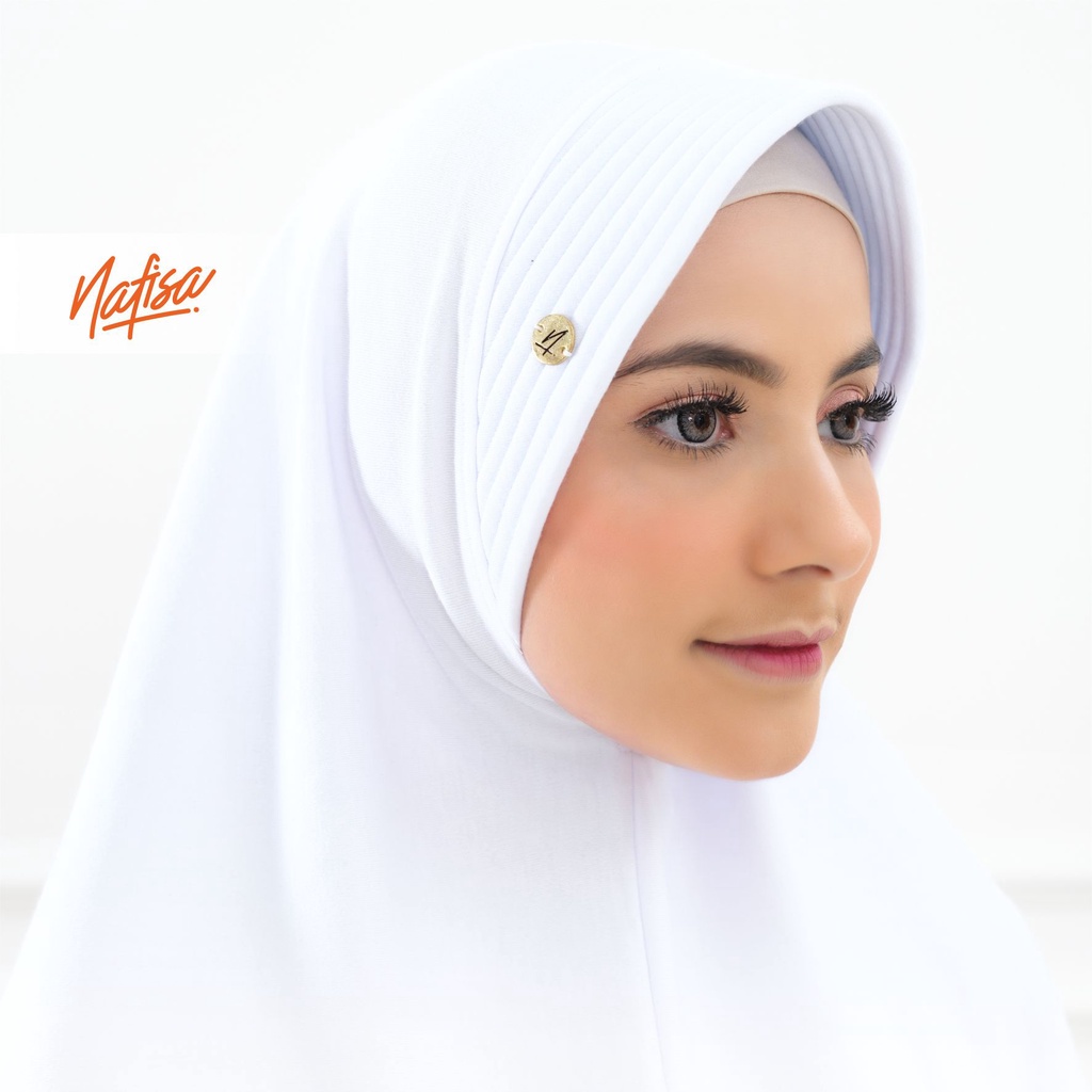 Hijab Instan Bergo Nafisa ASHA PREMIUM | Jilbab Instan Kaos Premium Kerudung Instan Pad Kecil khimar Kaos Premium