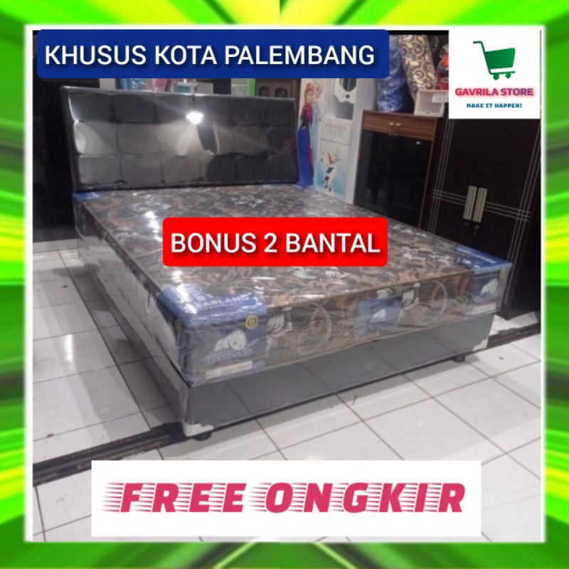 KHUSUS PALEMBANG SPRINGBED SPRING BED BEARLAND BY OLYMPIC OLIMPIC FULLSET