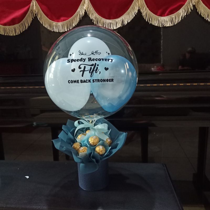 Buket Balon  Coklat Ferrero Rocher