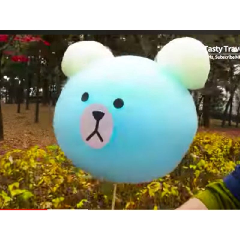 STIKER ARUMANIS GULALI COTTON CANDY KARAKTER BERUANG