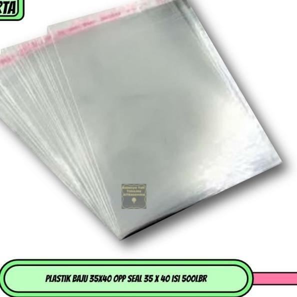 

Plastik Baju 35x40 OPP SEAL 35 x 40 isi 500lbr