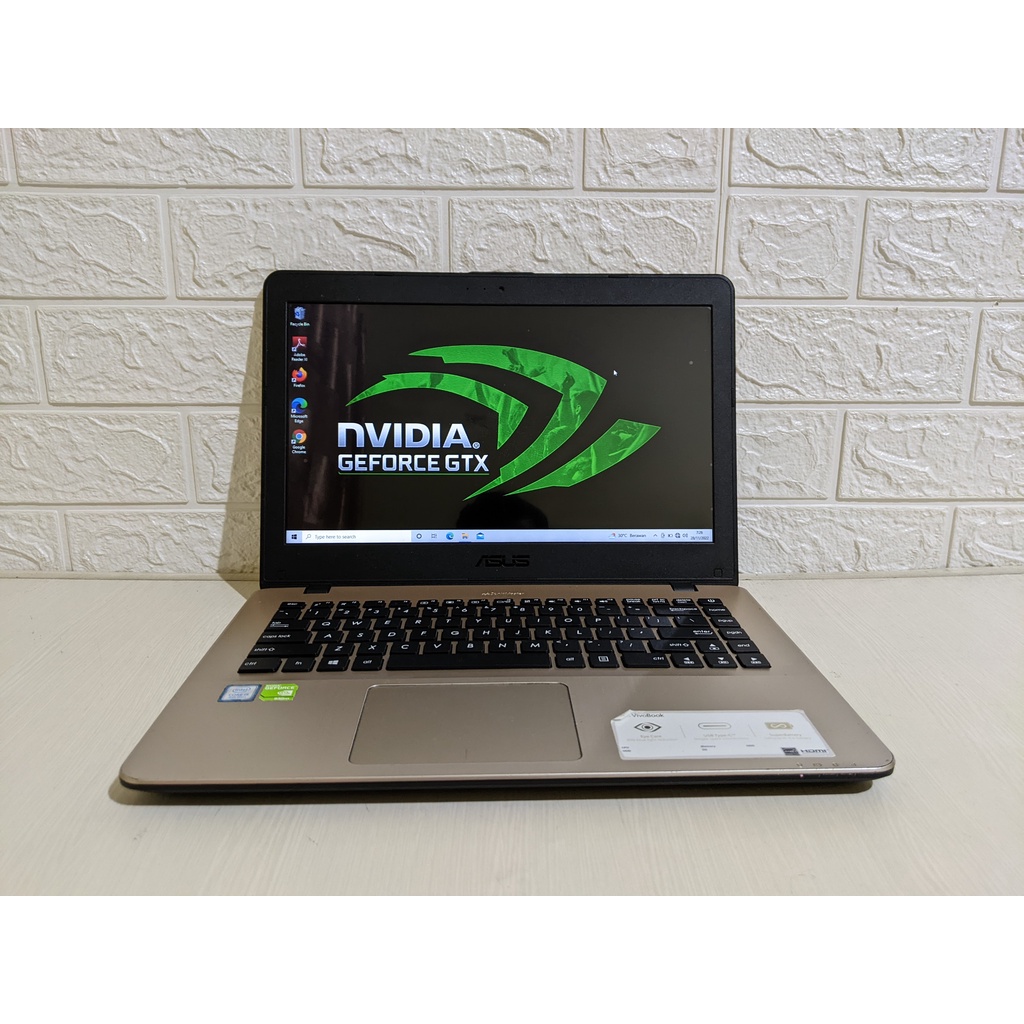 Asus A442UR Core i5-8250u RAM 12GB SSD 512GB VGA NVidia 930mx Laptop Gaming Bekas Second Murah Gen 8