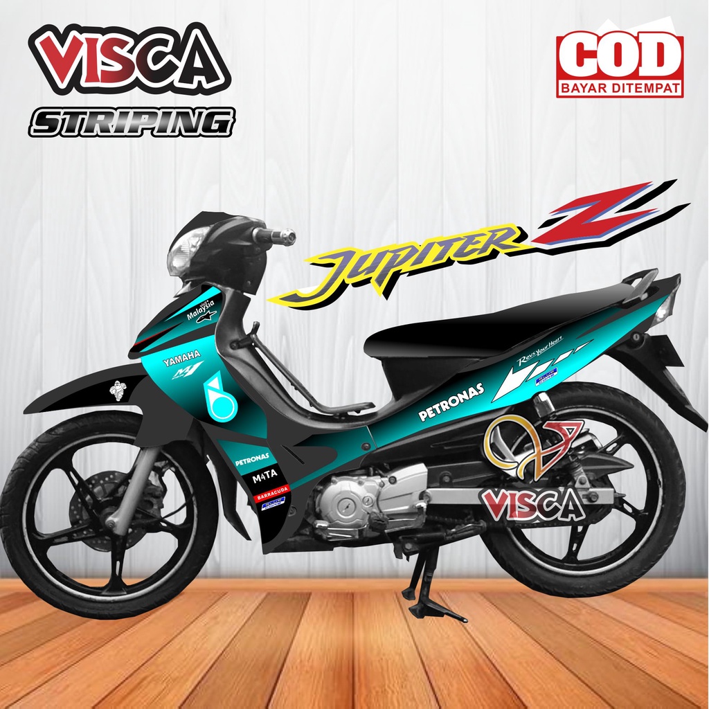 Stiker Striping Jupiter Z Burhan - Stiker Striping Jupiter Z Lama Variasi Petronas
