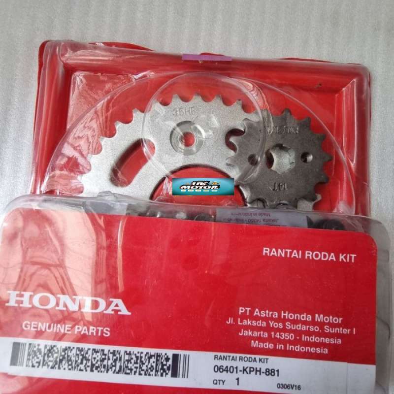GEAR SET/GIR SET/GEAR PAKET KARISMA / SUPRA X 125 HONDA 06401KPH881 HK