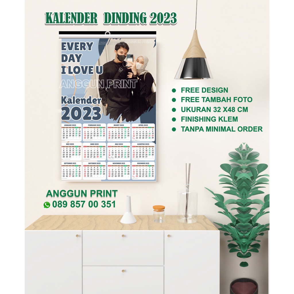 Jual Kalender 2023 aesthetic kalender custom 2023 kalender custom foto ...