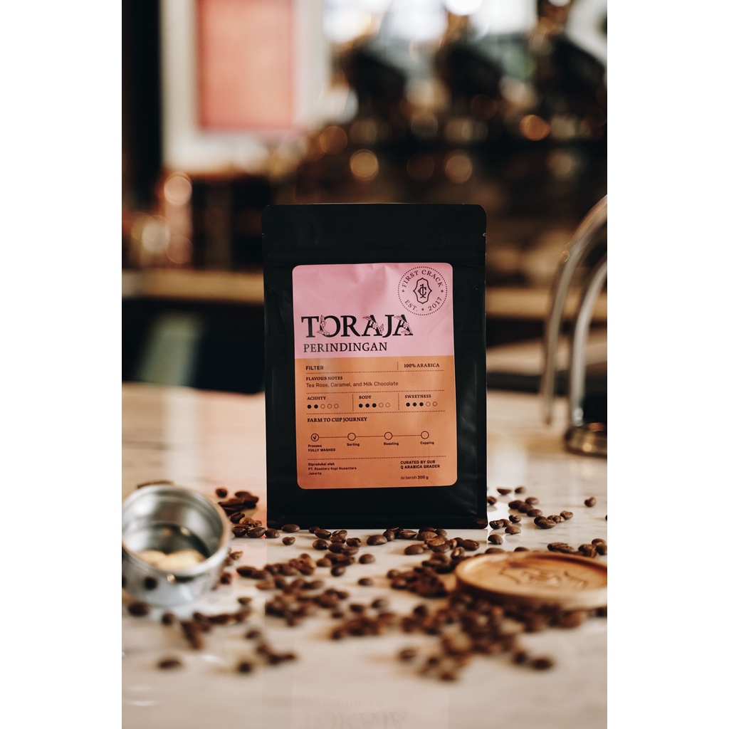 

First Crack Coffee - Biji Kopi Toraja 200gr - FIRST CRACK Specialty Coffee Roasted