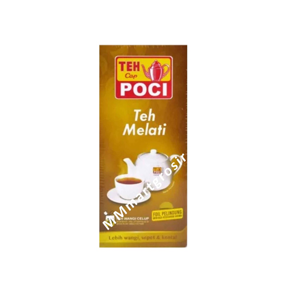 Teh Celup Cap Poci / Teh Wangi celup /  Teh Melati / Tea Bag 50g 25 Kantong