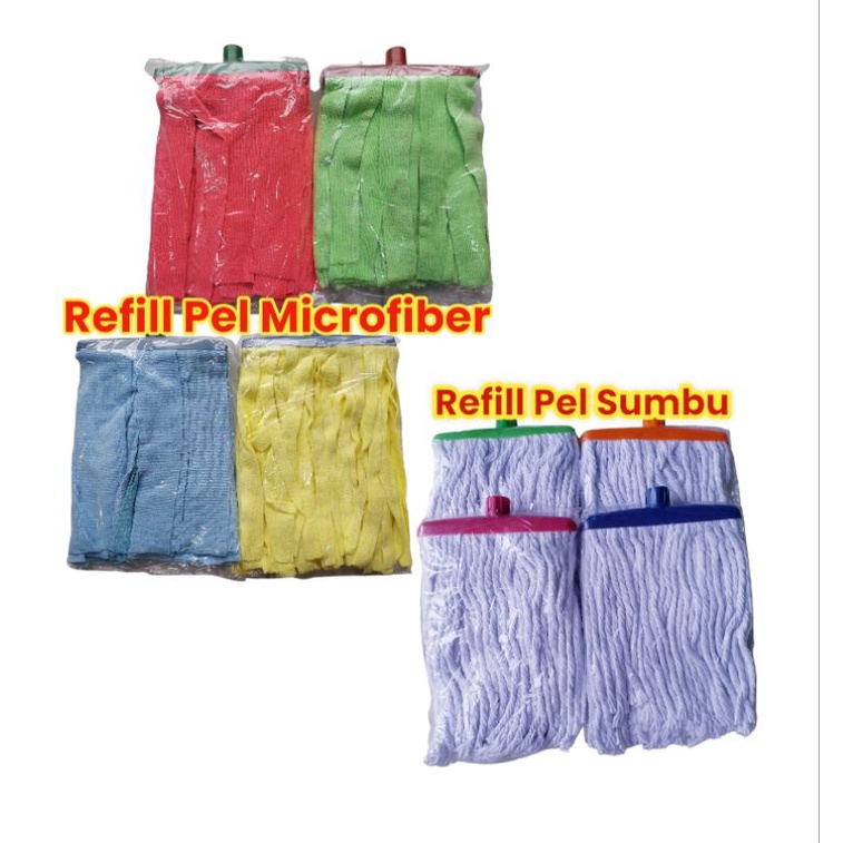 Refill pel / refill mop pel / refill sumbu / refill microfiber