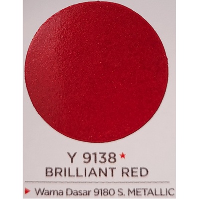 Pilox Diton Premium Yamaha Brilliant Red 9138 400ml Warna Merah Tua Metalik