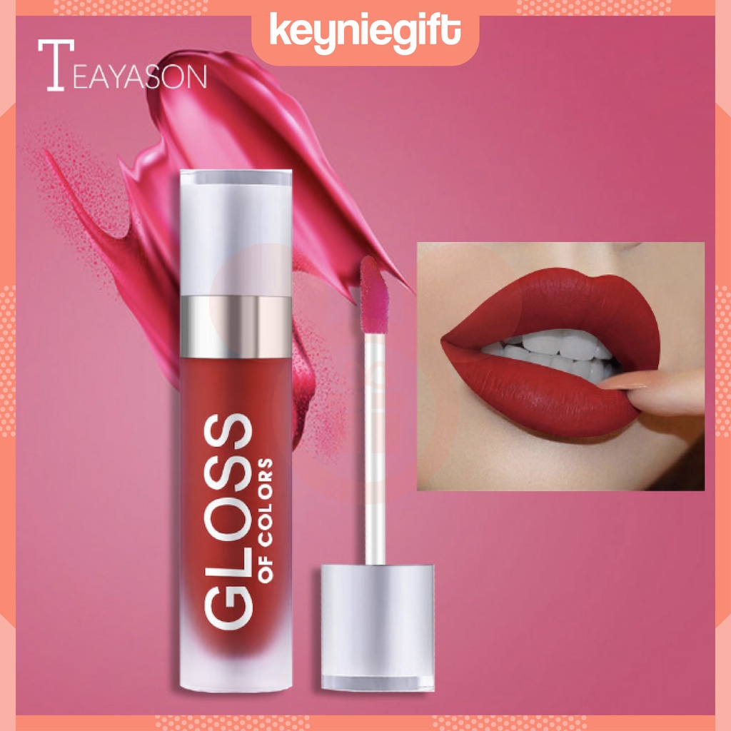 Teayason Transparent Long Tube Lip Gloss Original Lipstick Moisturizing Waterproof Lip Glaze Original Termurah TE009