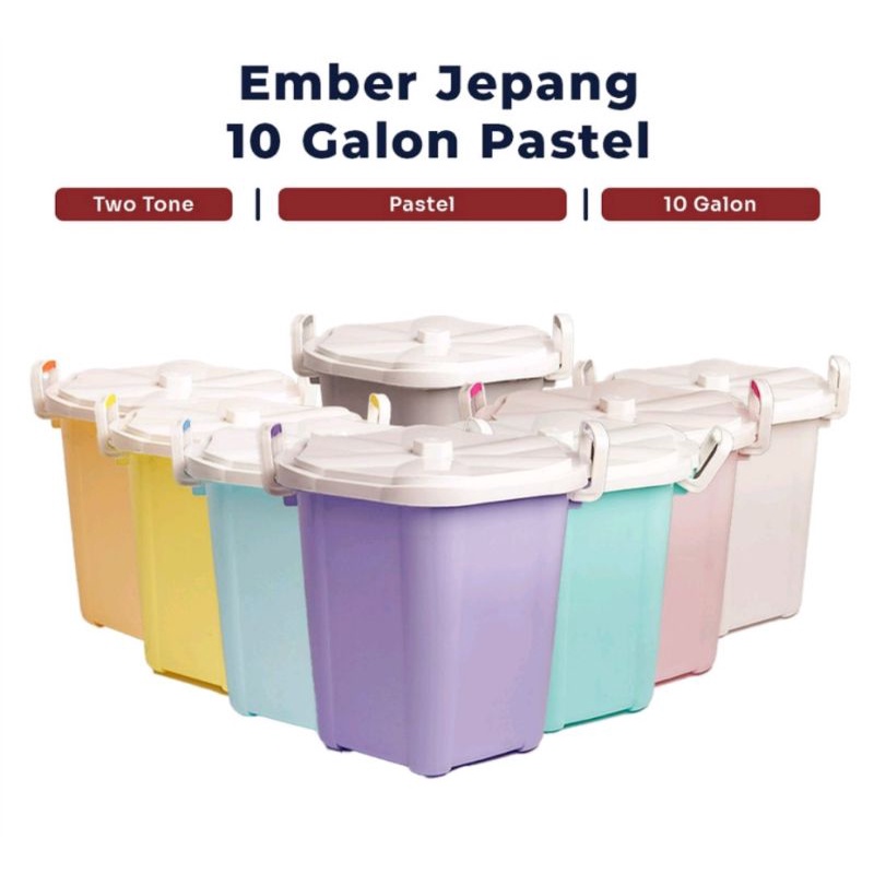 Ember 10 galon pastel - ember air setara 40 liter