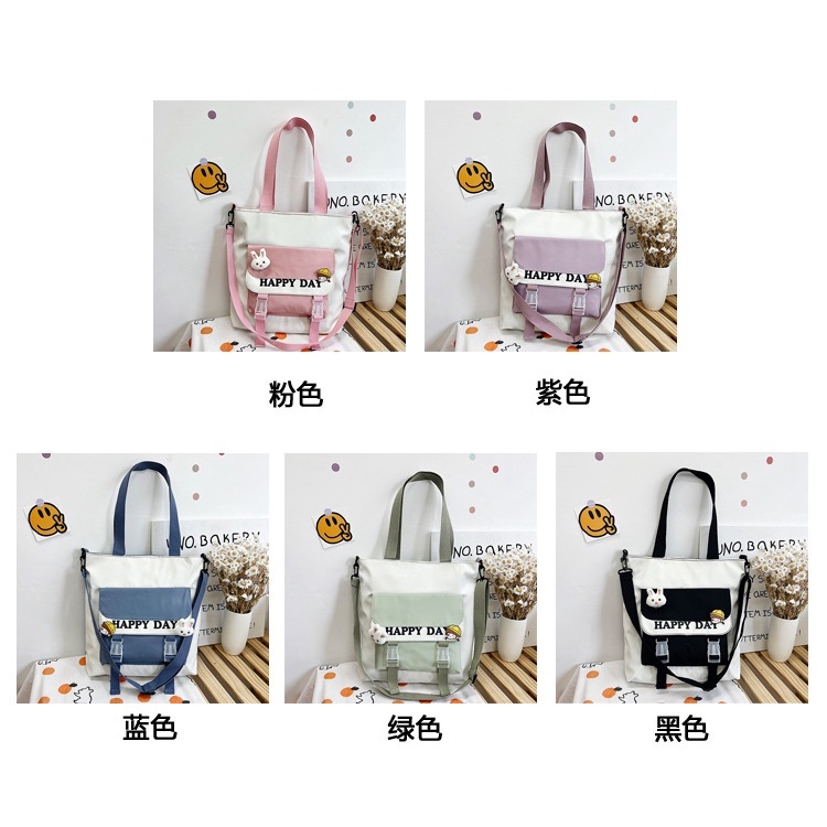 Khatin Tas Totebag terbaru 2022 / Tas Kekinian / Tas Kanvas / Premium Import - 549