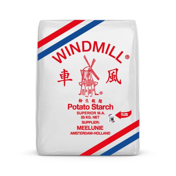 

Potato Starch Windmill 25 Kg Bag - Gojek Grab Only / Tepung Kentang 091