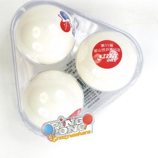 Bola Pingpong Tenis Meja DHS Busan isi 3 - isi 3
