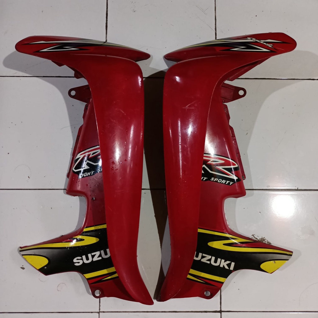 Cover sayap luar dalam Suzuki Smash Old lama smash 110 Merah Original second murah