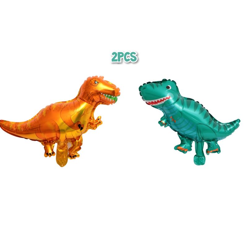 Balon DINOSAURUS Paket perlengkapan dekorasi pesta ulang tahun DINOSAURUS perlengkapan pesta ultah a