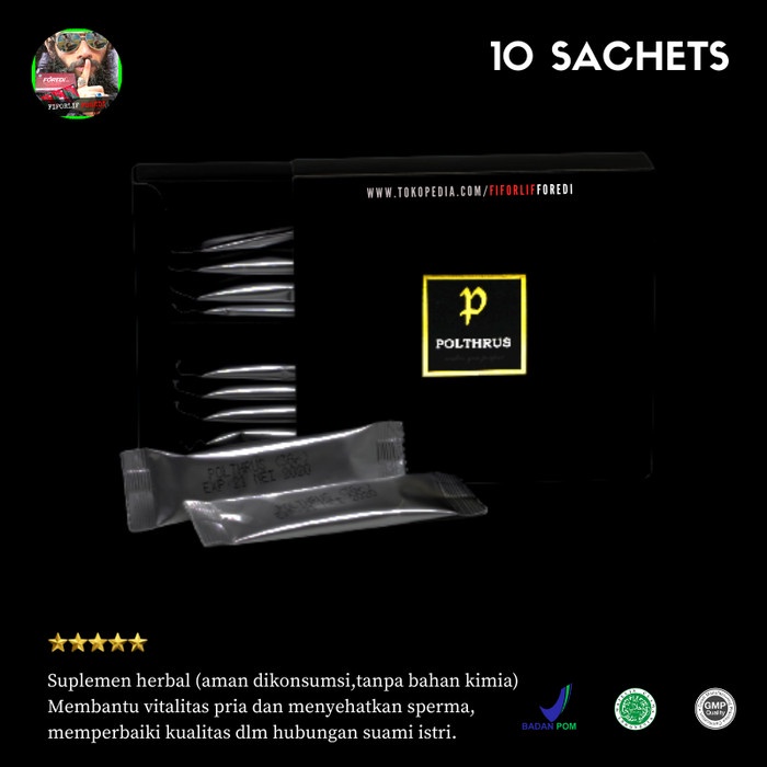 POLTHRUS Supplemen pria dewasa vitalitas obat kuat herbal tahan lama