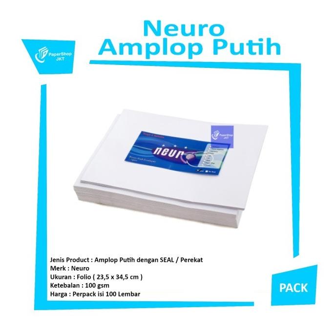 

TERMURAH!!! NEURO Amplop Putih Folio SEAL