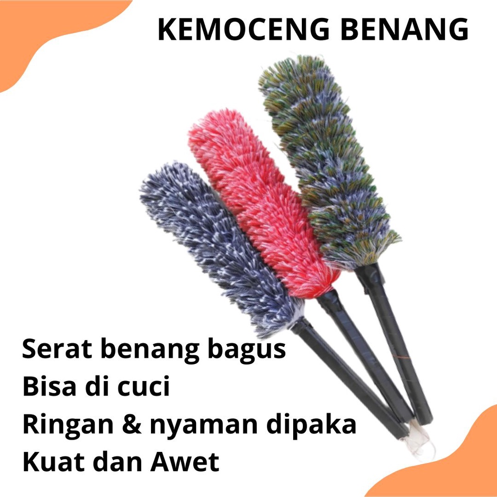 (50gr) KEMOCENG SULAK MICROFIBER BENANG POLYESTER 45 CM PREMIUM QUALITY