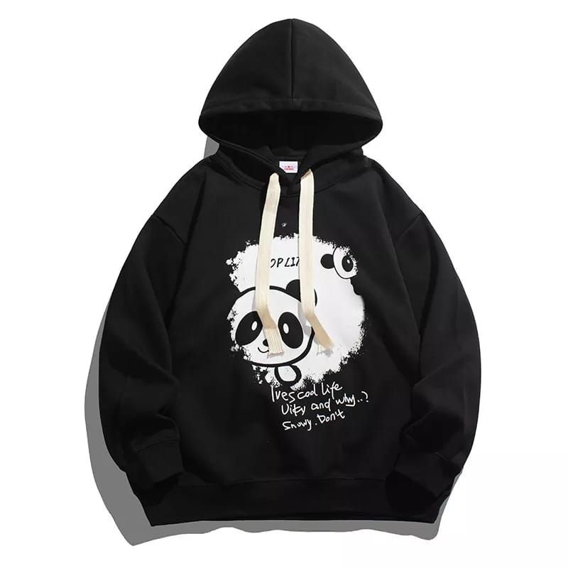 Sweater Hoodie Anak  Hoodie Grafis Flecee Tebal-Ives cool life