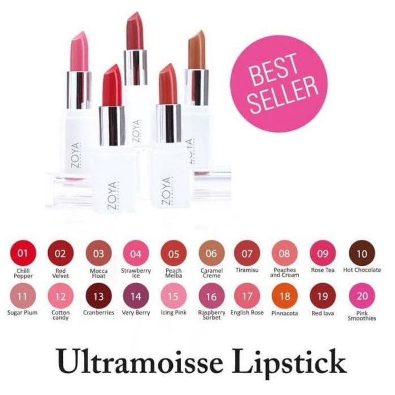 Sale  LIPSTICK ULTRAMOISSE Lipstik Zoya ALL Varian Nutrition Lip